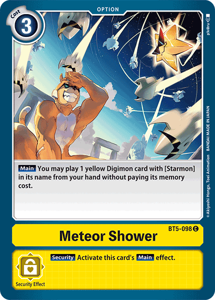 BT5-098C Meteor Shower - Volution Cards and Collectables