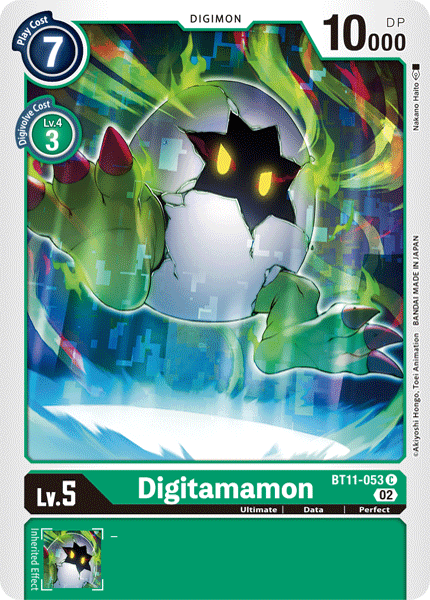 BT11-053C Digitamamon (Foil) - Volution Cards and Collectables