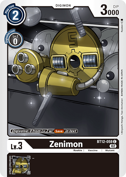 BT12-058C Zenimon