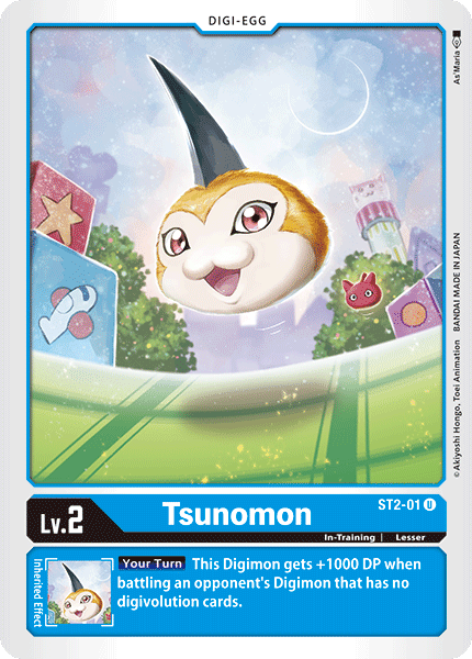 ST2-01UC Tsunomon - Volution Cards and Collectables