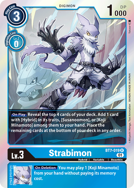 BT7-019R Strabimon - Volution Cards and Collectables