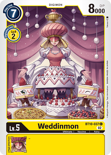 BT10-037C Weddinmon - Volution Cards and Collectables