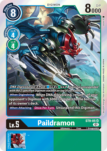 ST9-05SR Paildramon - Volution Cards and Collectables