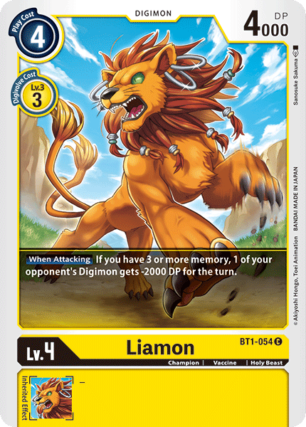 BT1-054C Liamon - Volution Cards and Collectables