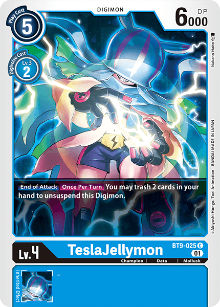 BT9-025C TeslaJellymon - Volution Cards and Collectables