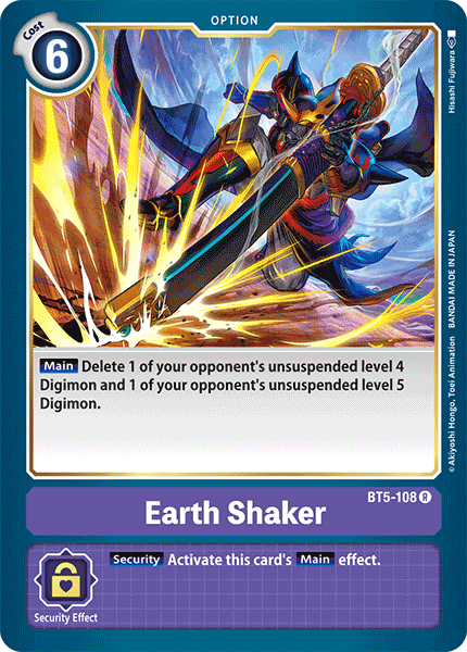 BT5-108R Earth Shaker - Volution Cards and Collectables