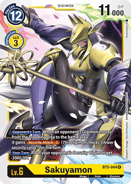 BT5-044R Sakuyamon - Volution Cards and Collectables