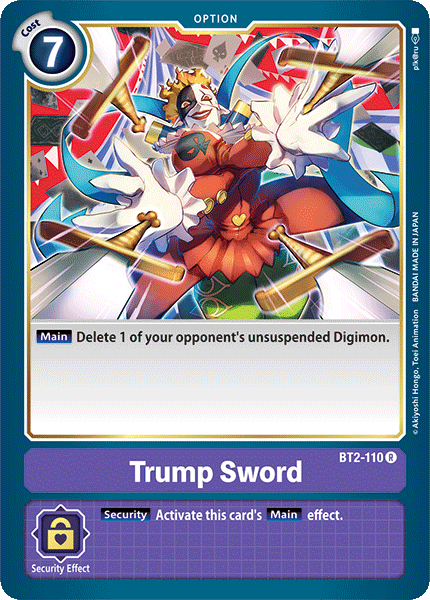 BT2-110R Trump Sword - Volution Cards and Collectables