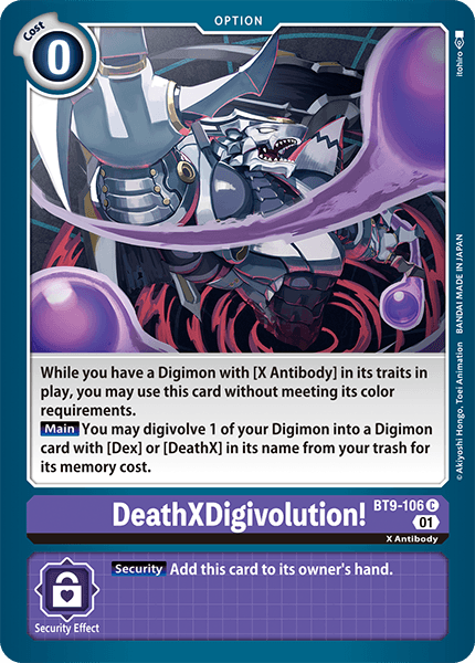 BT9-106C DeathXDigivolution! - Volution Cards and Collectables