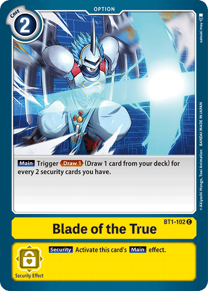 BT1-102C Blade of the True - Volution Cards and Collectables