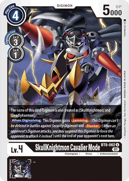 BT8-062UC SkullKnightmon Cavalier Mode - Volution Cards and Collectables