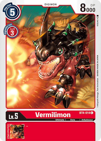 BT4-014C Vermilimon - Volution Cards and Collectables