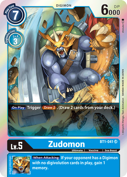 BT1-041SR Zudomon - Volution Cards and Collectables