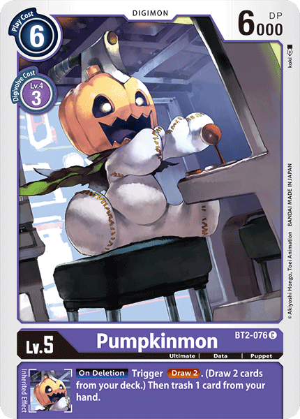 BT2-076C Pumpkinmon - Volution Cards and Collectables