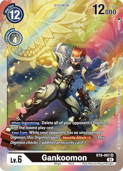 BT6-067SR Gankoomon - Volution Cards and Collectables