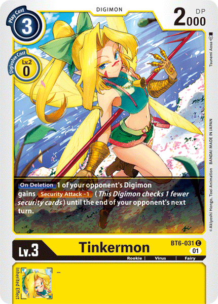 BT6-031C Tinkermon - Volution Cards and Collectables