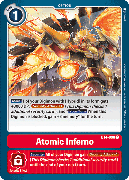 BT4-098C Atomic Inferno - Volution Cards and Collectables