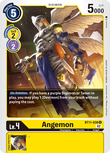 BT11-038UC Angemon (Foil) - Volution Cards and Collectables