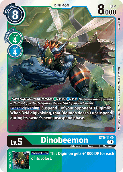 ST9-11R Dinobeemon - Volution Cards and Collectables