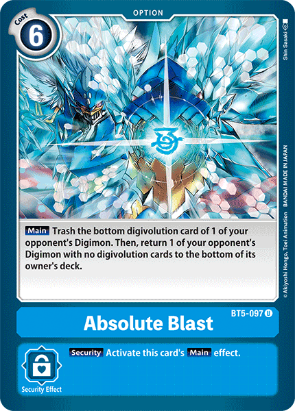 BT5-097UC Absolute Blast - Volution Cards and Collectables