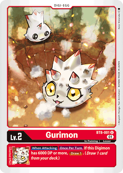 BT8-001UC Gurimon - Volution Cards and Collectables