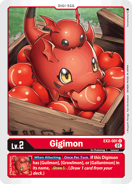 EX2-001UC Gigimon - Volution Cards and Collectables