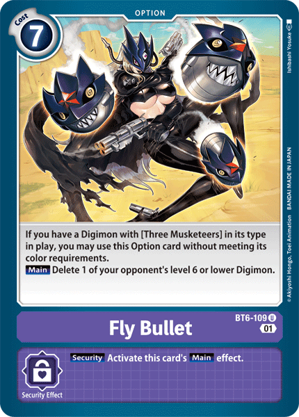 BT6-109UC Fly Bullet - Volution Cards and Collectables