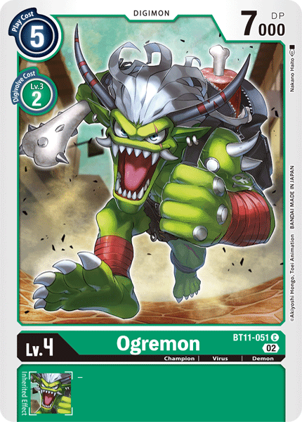 BT11-051C Ogremon - Volution Cards and Collectables