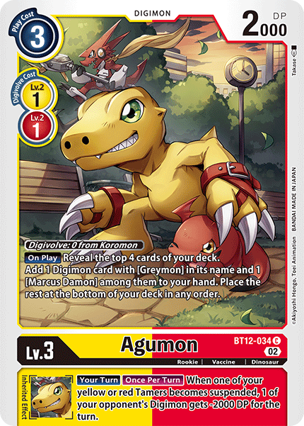 BT12-034C Agumon