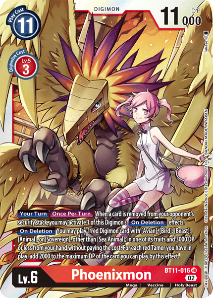 BT11-016SR Phoenixmon - Volution Cards and Collectables