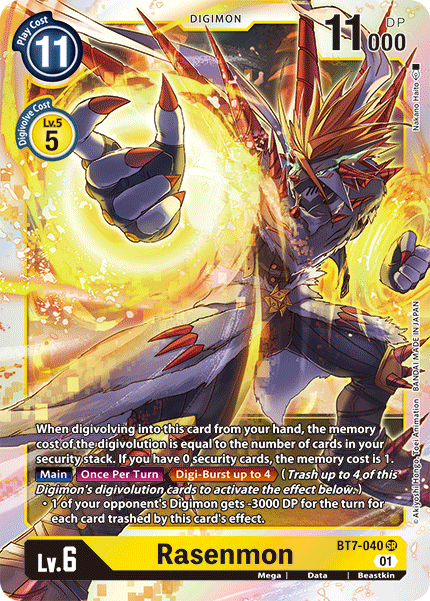 BT7-040SR Rasenmon - Volution Cards and Collectables