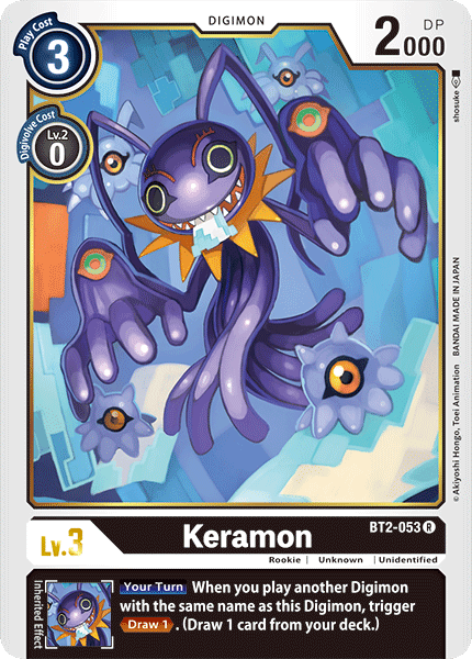 BT2-053R Keramon - Volution Cards and Collectables