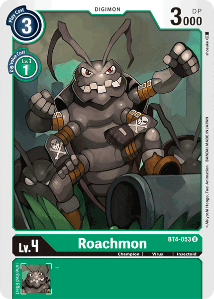 BT4-053UC Roachmon - Volution Cards and Collectables