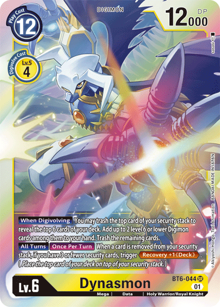 BT6-044SR Dynasmon - Volution Cards and Collectables