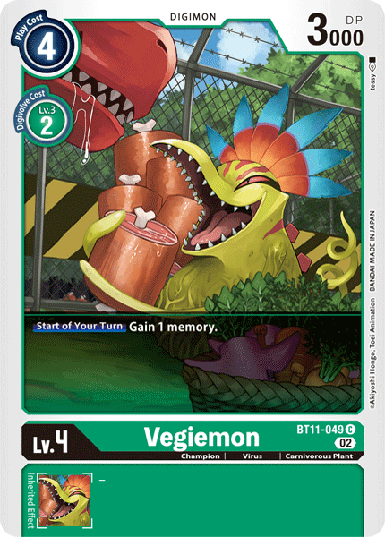 BT11-049C Vegiemon (Foil) - Volution Cards and Collectables