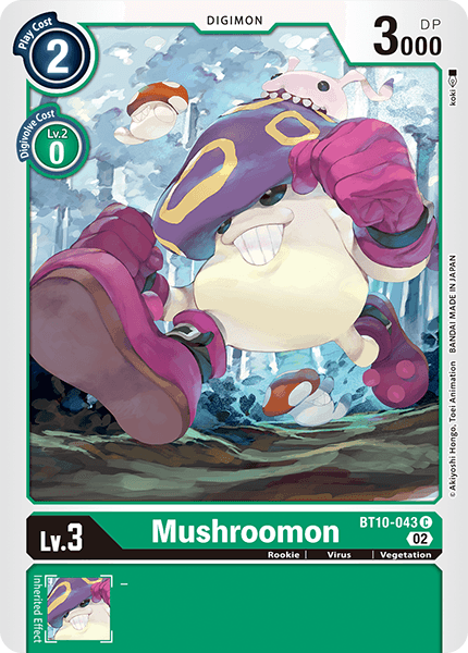 BT10-043C Mushroomon - Volution Cards and Collectables