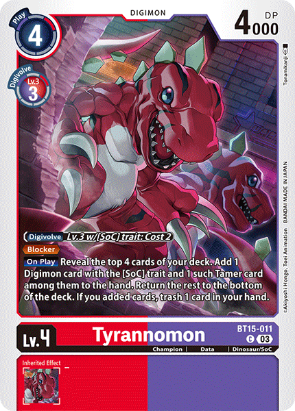 BT15-011C Tyrannomon