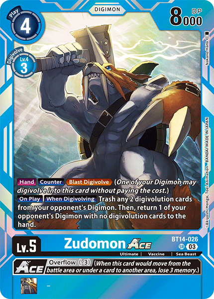 BT14-026SR Zudomon ACE