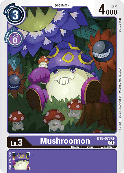 BT8-073C Mushroomon - Volution Cards and Collectables