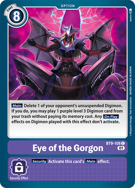 BT9-108C Eye of the Gorgon - Volution Cards and Collectables