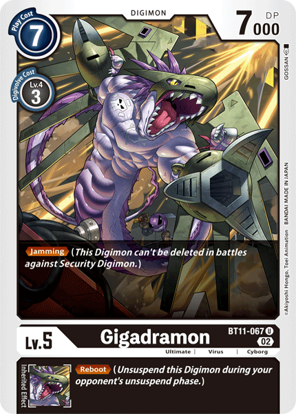 BT11-067UC Gigadramon - Volution Cards and Collectables