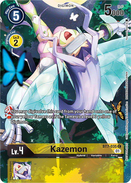 BT7-035C Kazemon (Alternate Art) [2nd Anniversary Set]