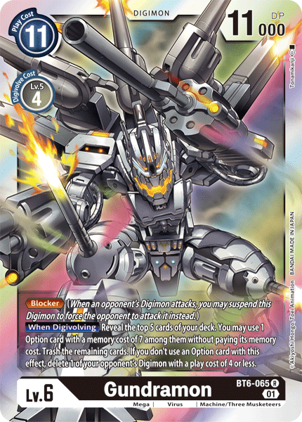 BT6-065R Gundramon - Volution Cards and Collectables