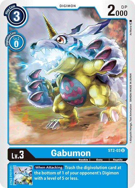 ST2-03UC Gabumon - Volution Cards and Collectables