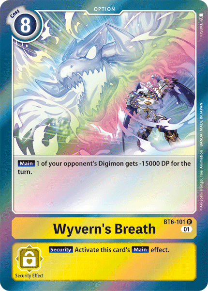 BT6-101R Wyvern's Breath - Volution Cards and Collectables