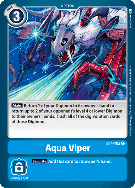 BT4-102C Aqua Viper - Volution Cards and Collectables