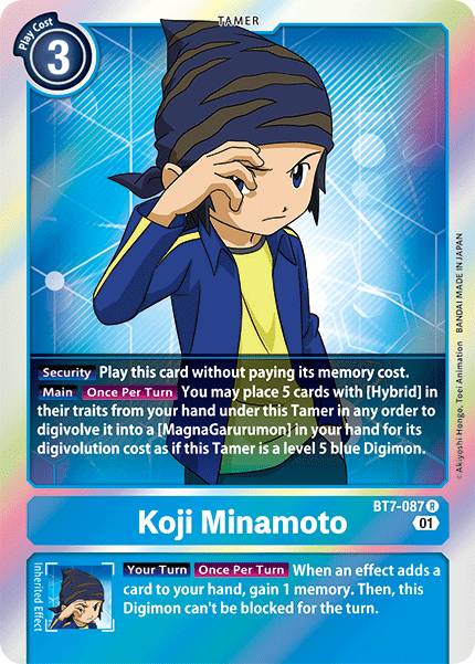 BT7-087R Koji Minamoto - Volution Cards and Collectables