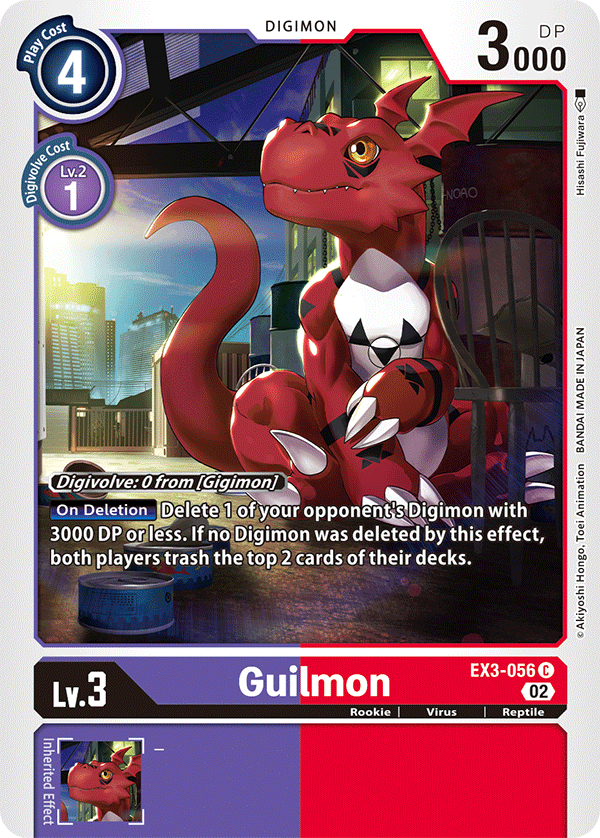 EX3-056C Guilmon - Volution Cards and Collectables