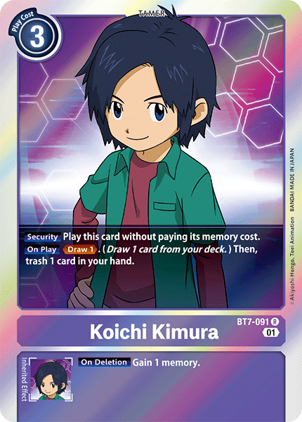 BT7-091R Koichi Kimura - Volution Cards and Collectables