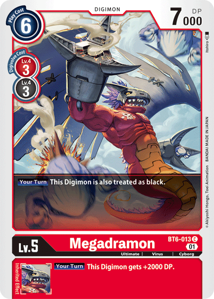 BT6-013C Megadramon - Volution Cards and Collectables